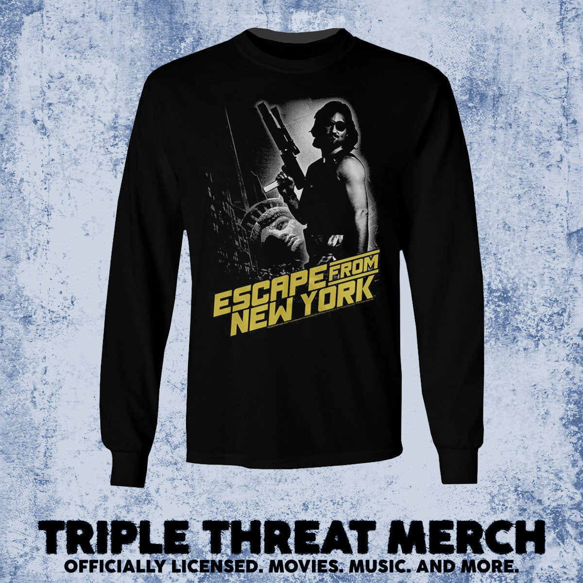 Escape From New York - Poster (BW) [Longsleeve]