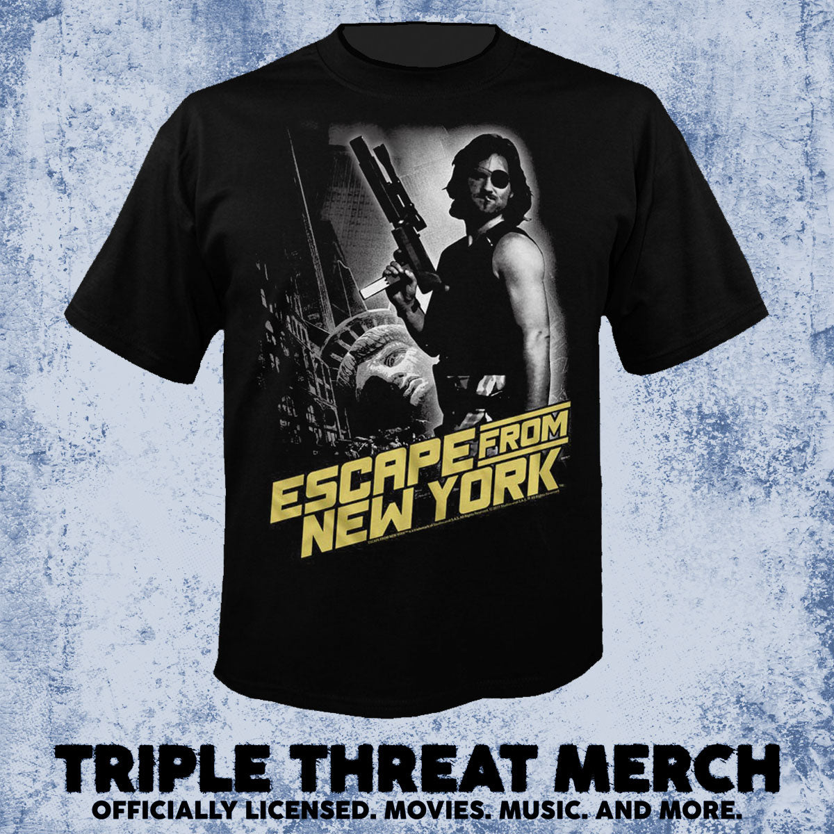 Escape From New York - Poster (BW) [Mens Shirt]