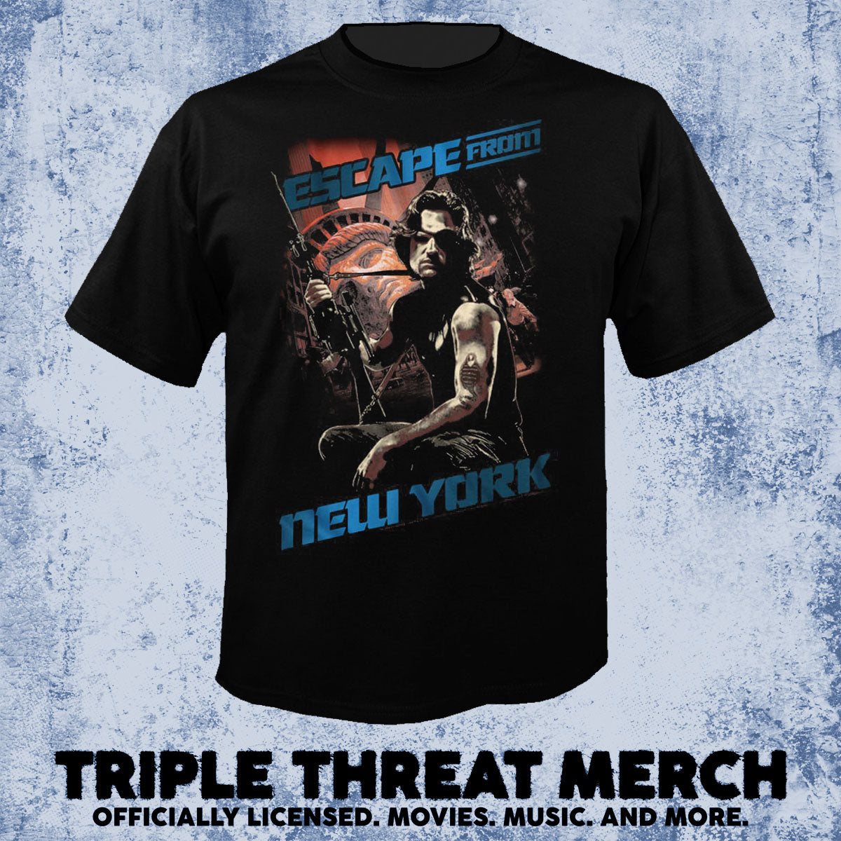 Escape From New York - Snake (Close-Up) [Mens Shirt]