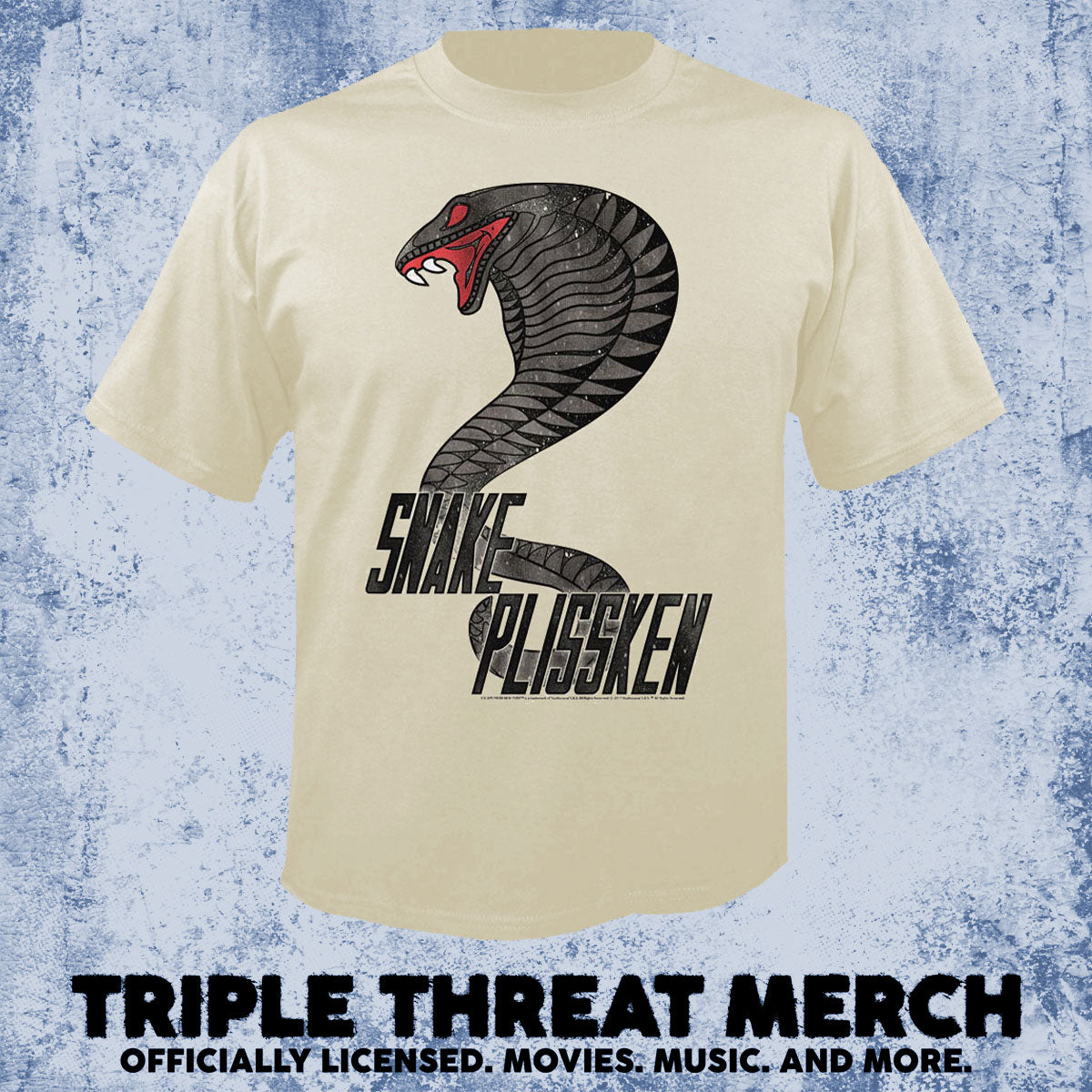 Escape From New York - Snake Plissken (Cream) [Mens Shirt]