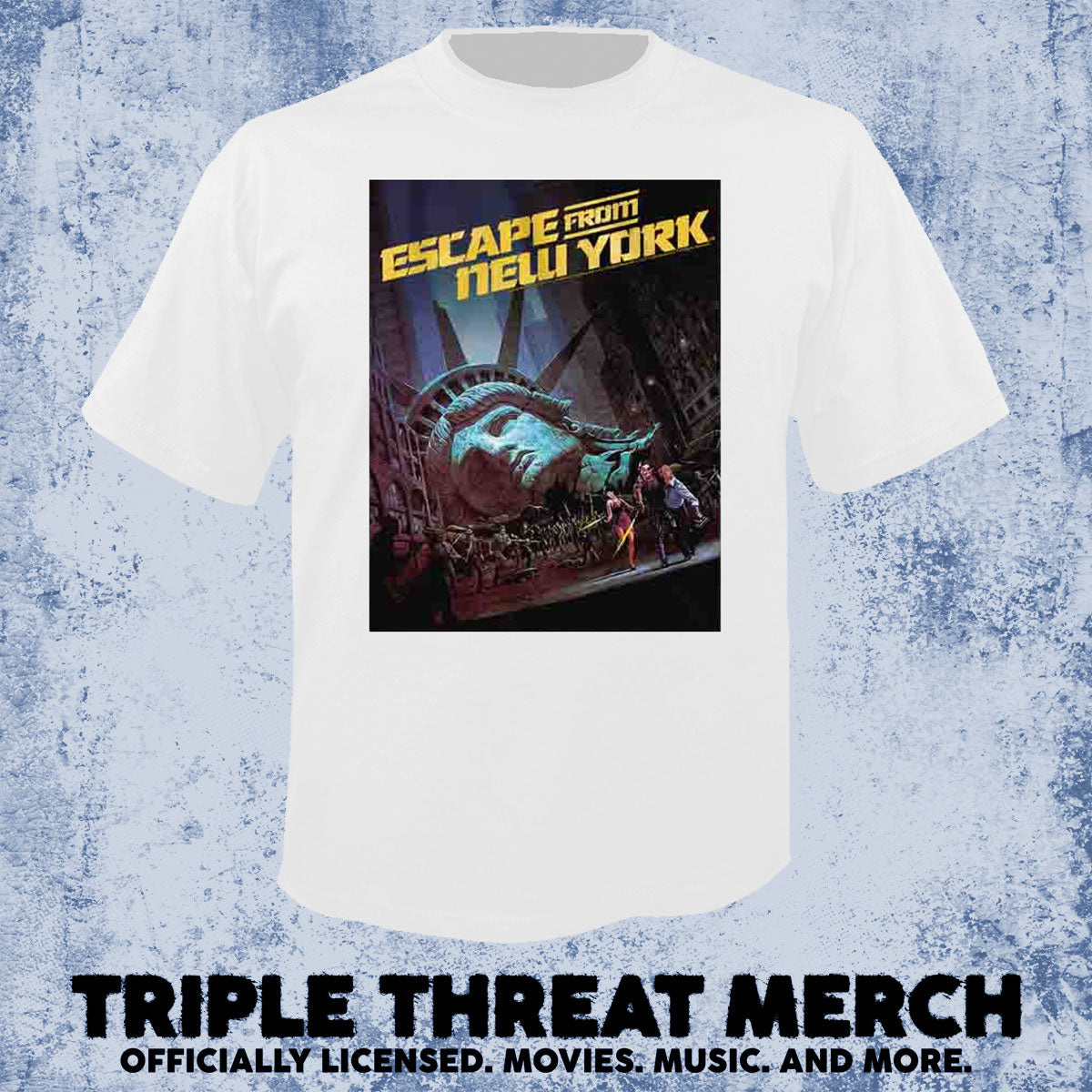 Escape From New York - Poster (White) [Mens Shirt]