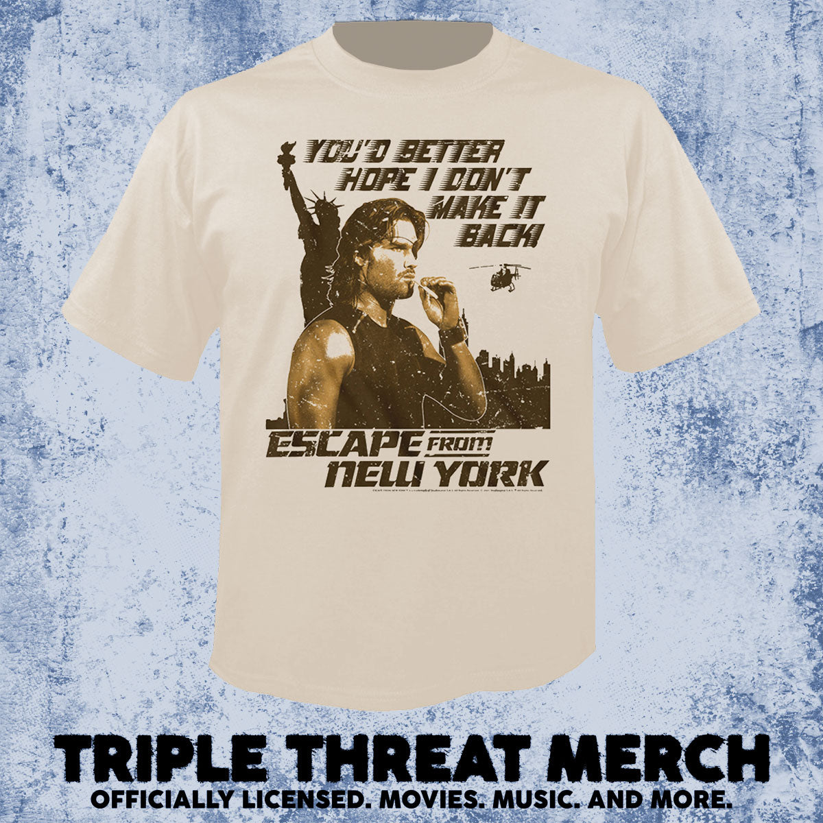 Escape From New York - Better Hope (Cream) [Mens Shirt]