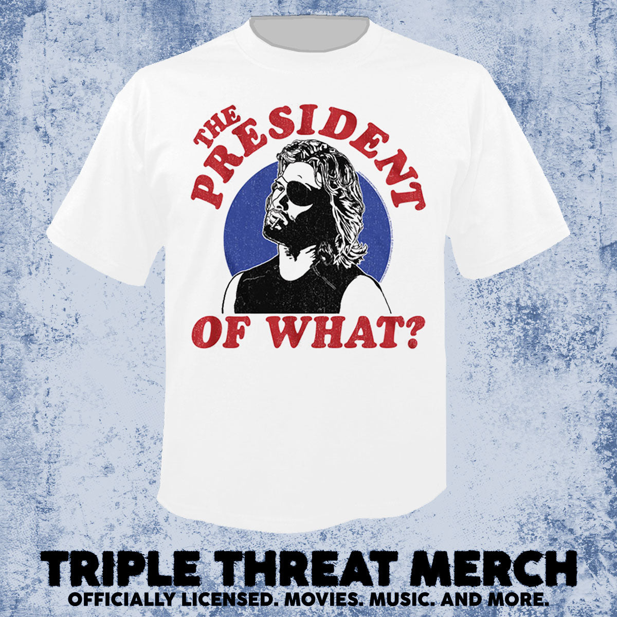 Escape From New York - President Of What (White) [Mens Shirt]