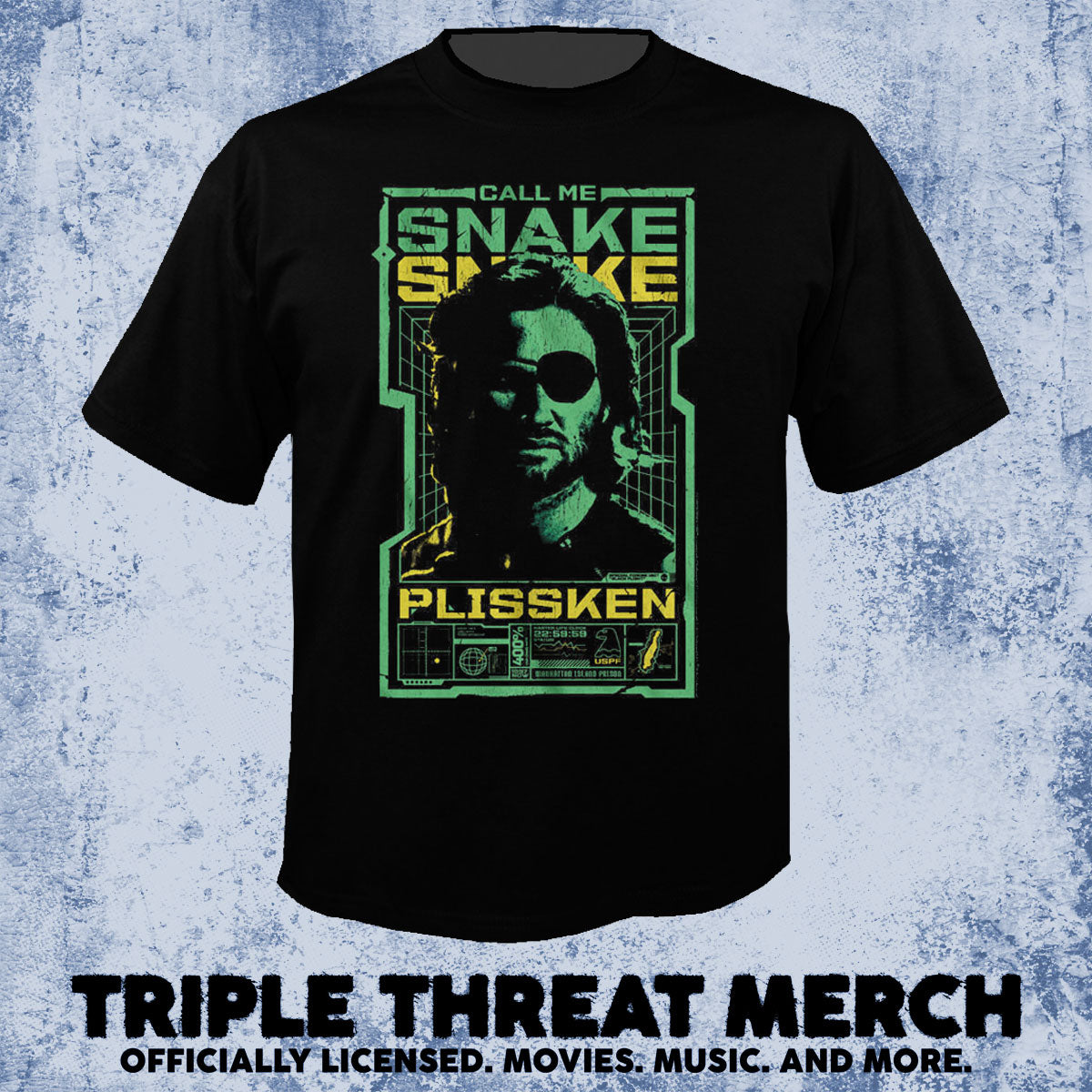 Escape From New York - Call Me Snake [Mens Shirt]