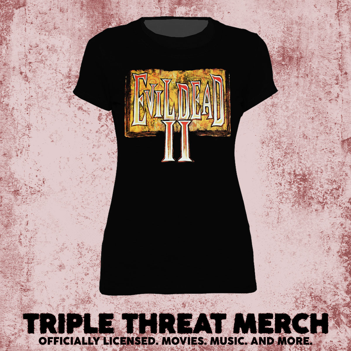 Evil Dead - Book Of The Dead Logo [Womens Shirt]