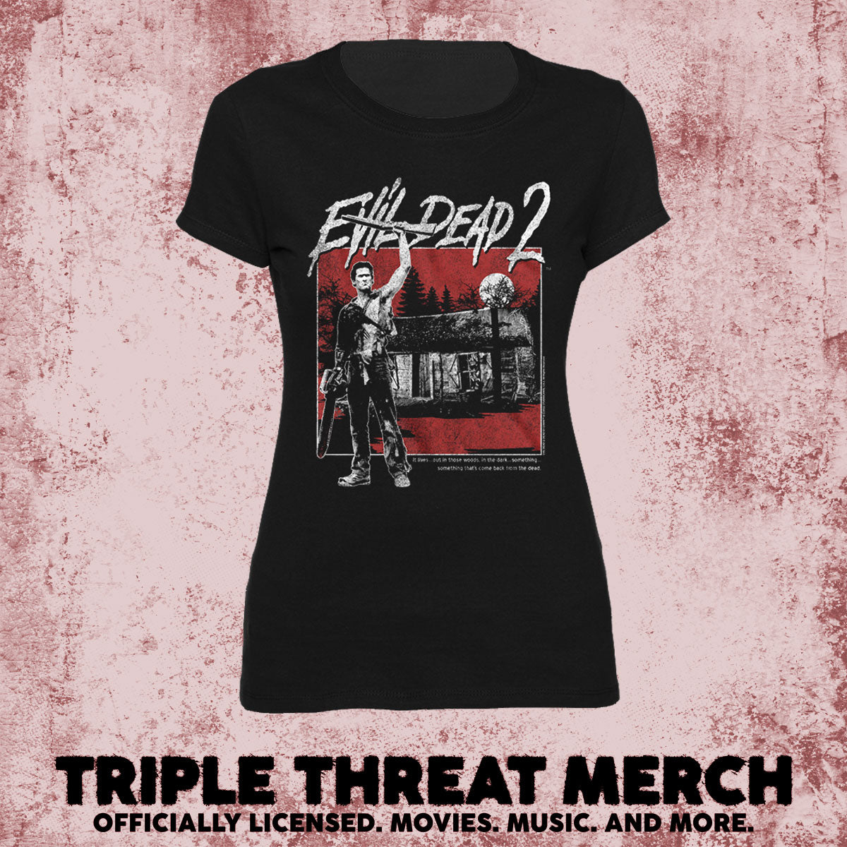 Evil Dead - Cabin (BW) [Womens Shirt]