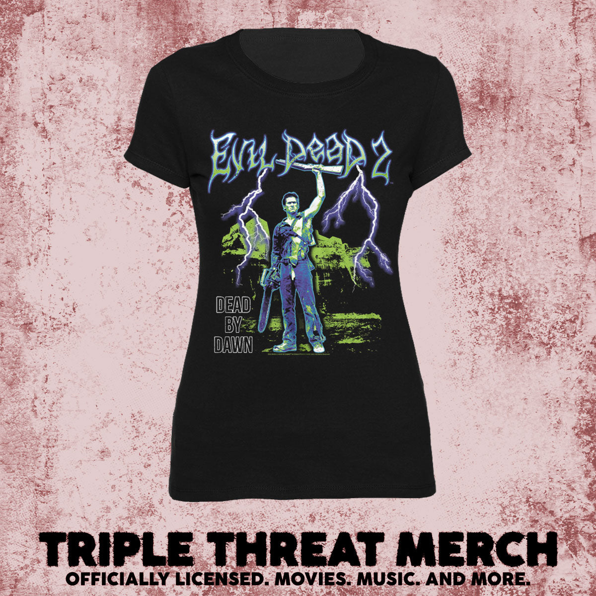 Evil Dead - Lightning Logo [Womens Shirt]