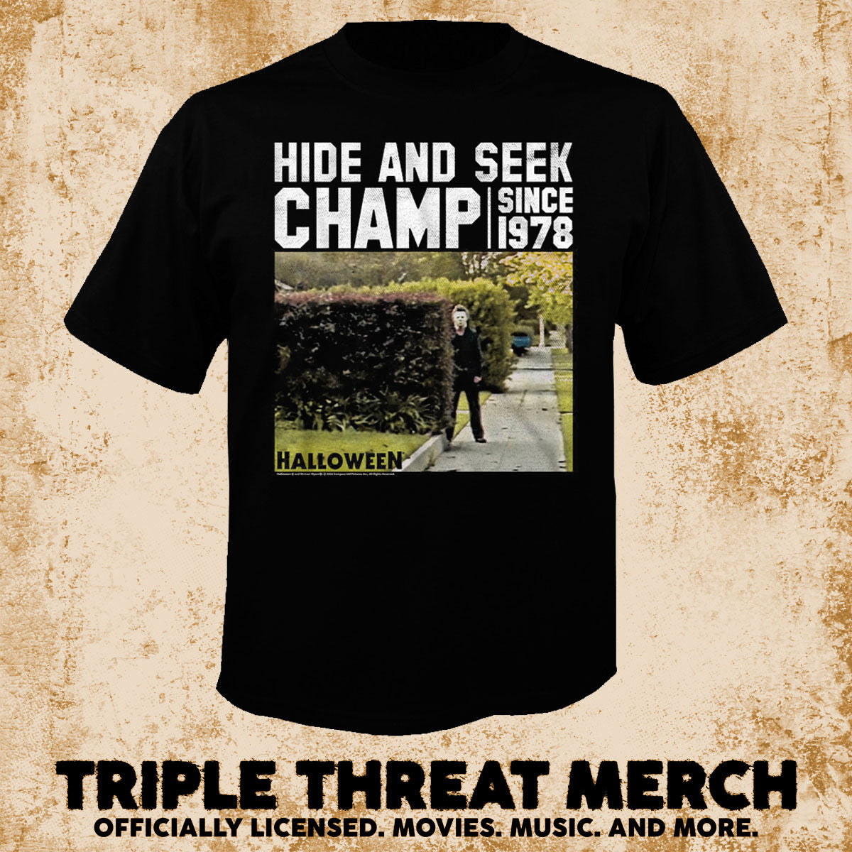 Halloween - Hide And Seek (Bushes) [Mens Shirt]