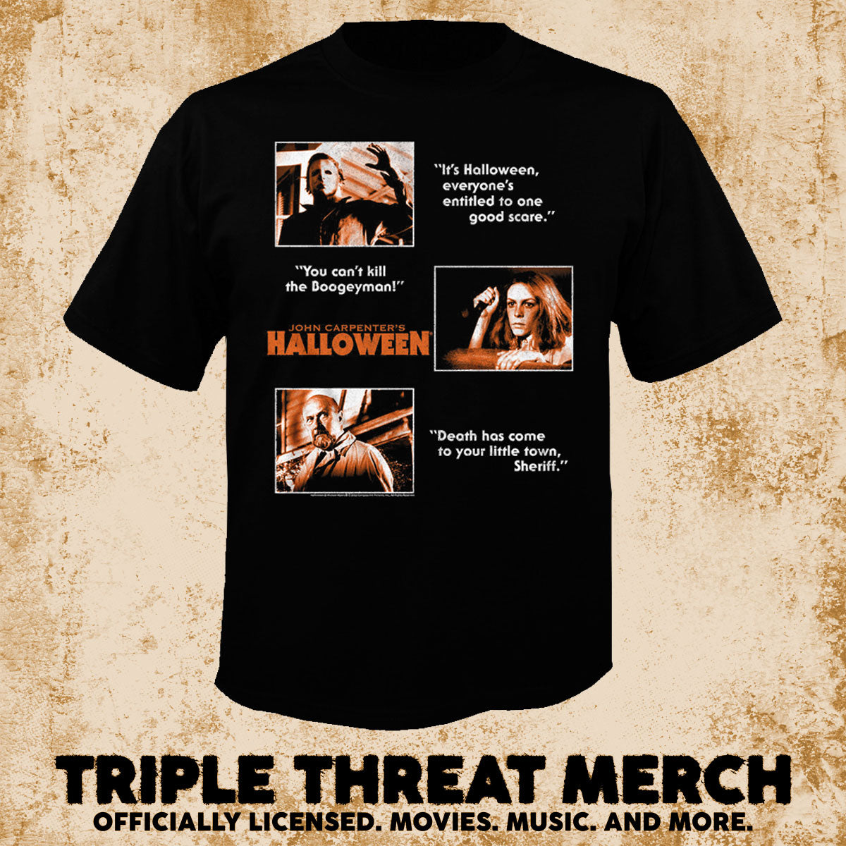 Halloween - Orange Blocks [Mens Shirt]