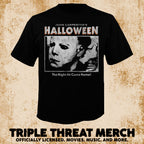 Halloween - Closeup (BW) [Mens Shirt]