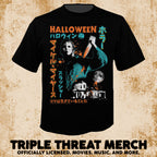 Halloween - Stab (Blue Neon) [Mens Shirt]