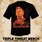 Halloween - Closeup (Orange Neon) [Mens Shirt]