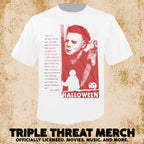 Halloween - Devils Eyes (White) [Mens Shirt]