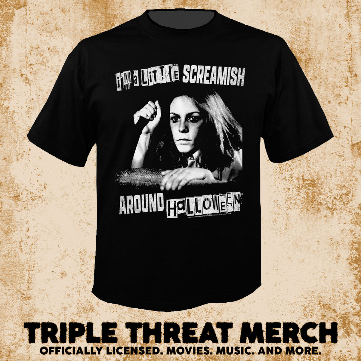 Halloween - Im A Little Scereamish [Mens Shirt]