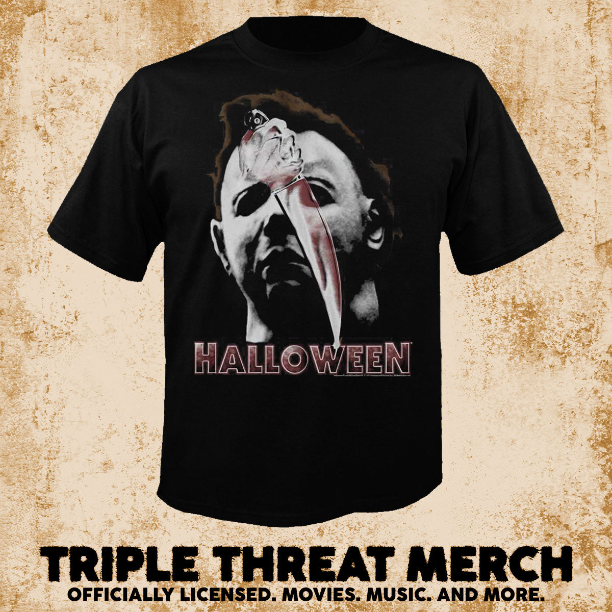 Halloween - Knife+Mask [Mens Shirt]