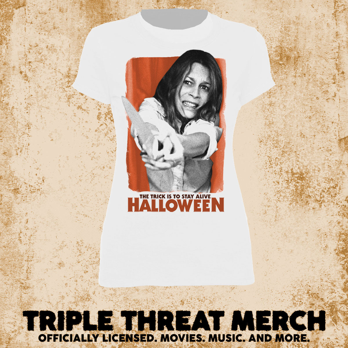 Halloween - Laurie (White) [Womens Shirt]