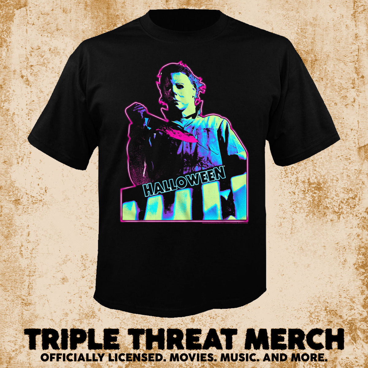 Halloween - Knife (Neon) [Mens Shirt]