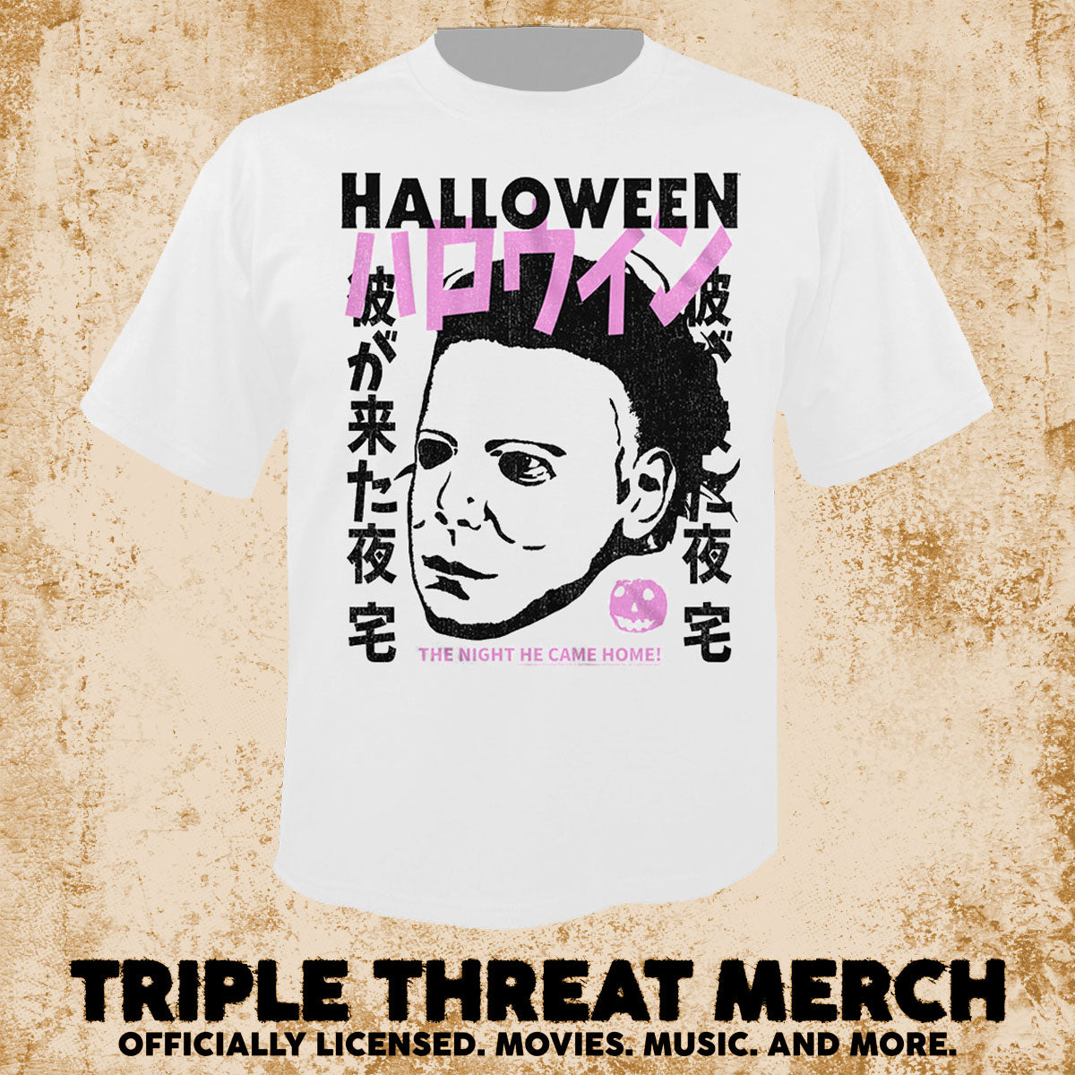 Halloween - Night He Came Home (White) [Mens Shirt]