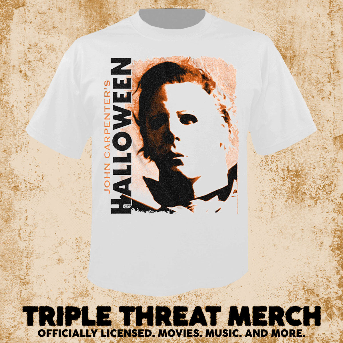 Halloween - Profile (White) [Mens Shirt]