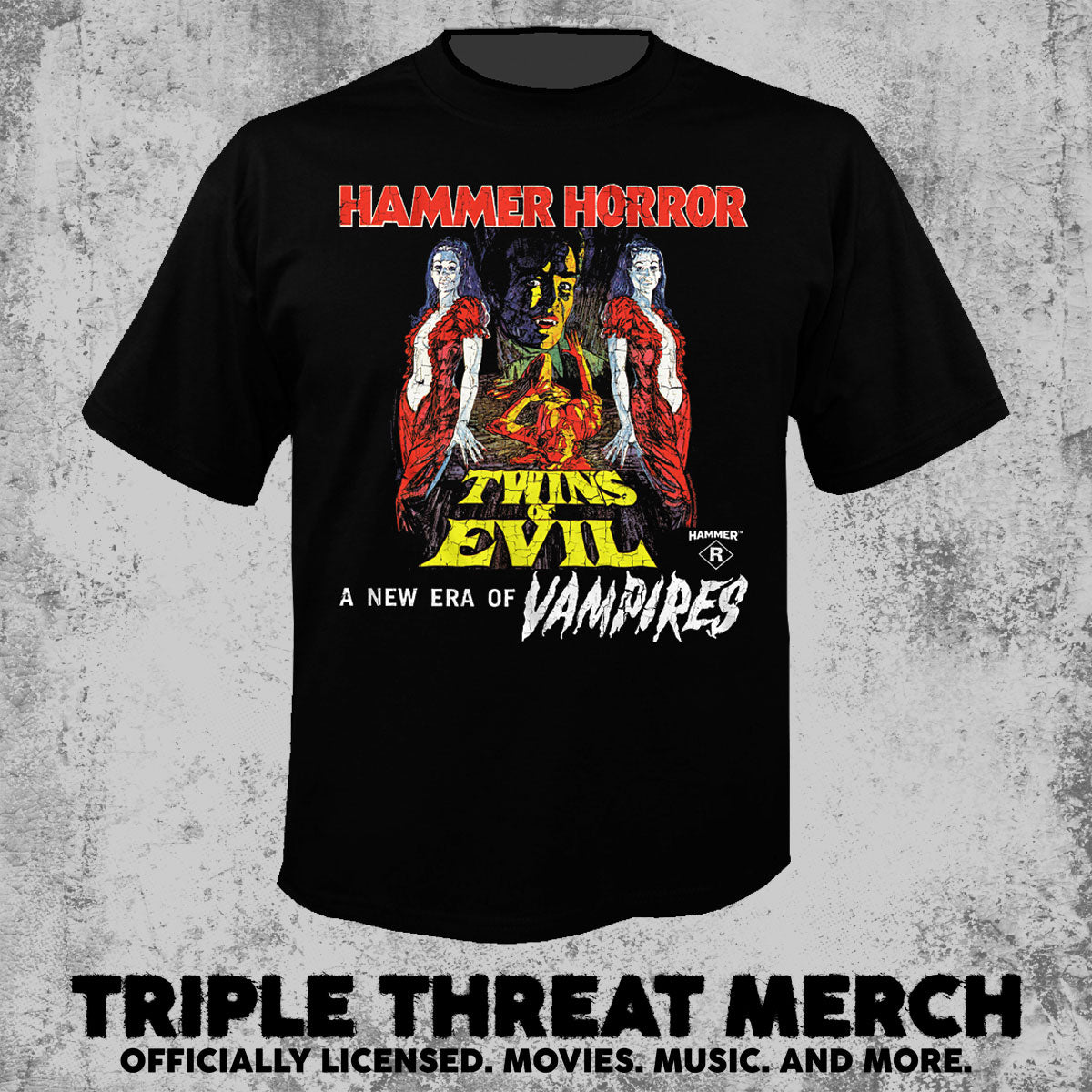 Twins Of Evil - Poster Shirt [Mens Shirt]