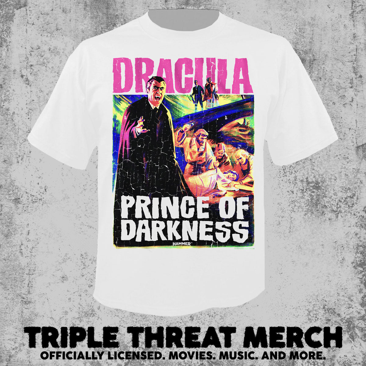 Dracula - Prince Of Darkness (White) [Mens Shirt]