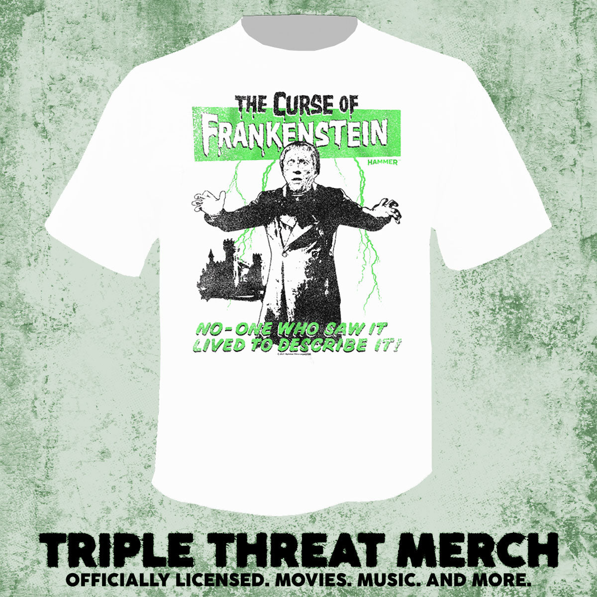 Curse Of Frankenstein - No One Lived [Mens Shirt]