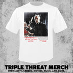 Dracula - Dont Dare See It Alone (White - Front And Back Print) [Mens Shirt]