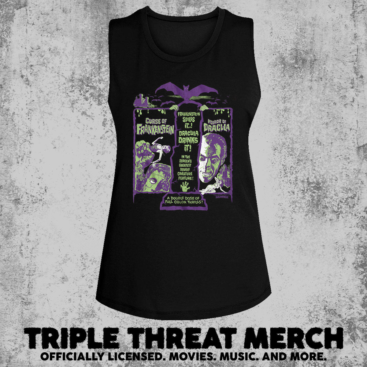 Curse Of Frankenstein - Poster [Womens High Neck Tanktop]