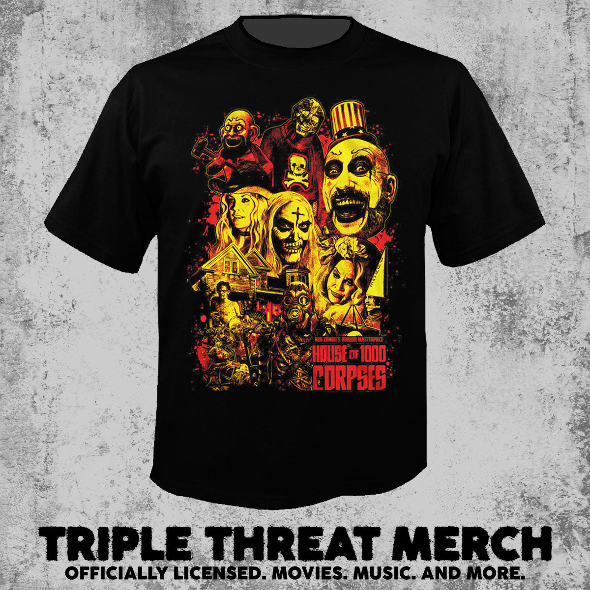 House Of 1000 Corpses - Yellow Collage [Mens Shirt]