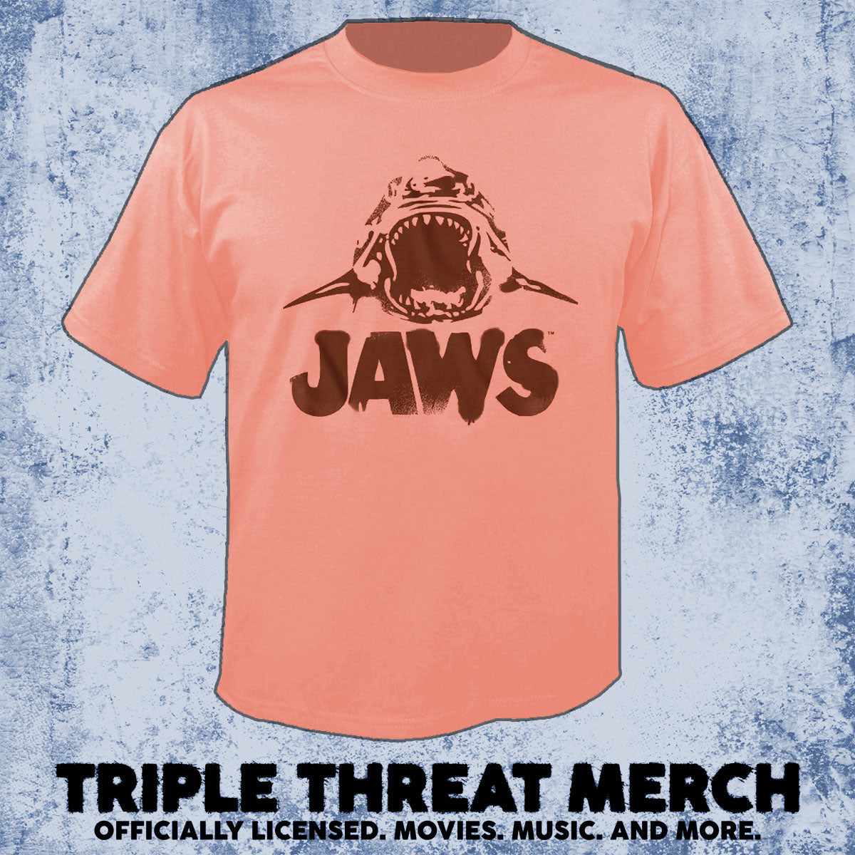 Jaws - Mouth (Peach) [Mens Shirt]