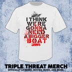 Jaws - Bigger Boat (White Splatter) [Mens Shirt]