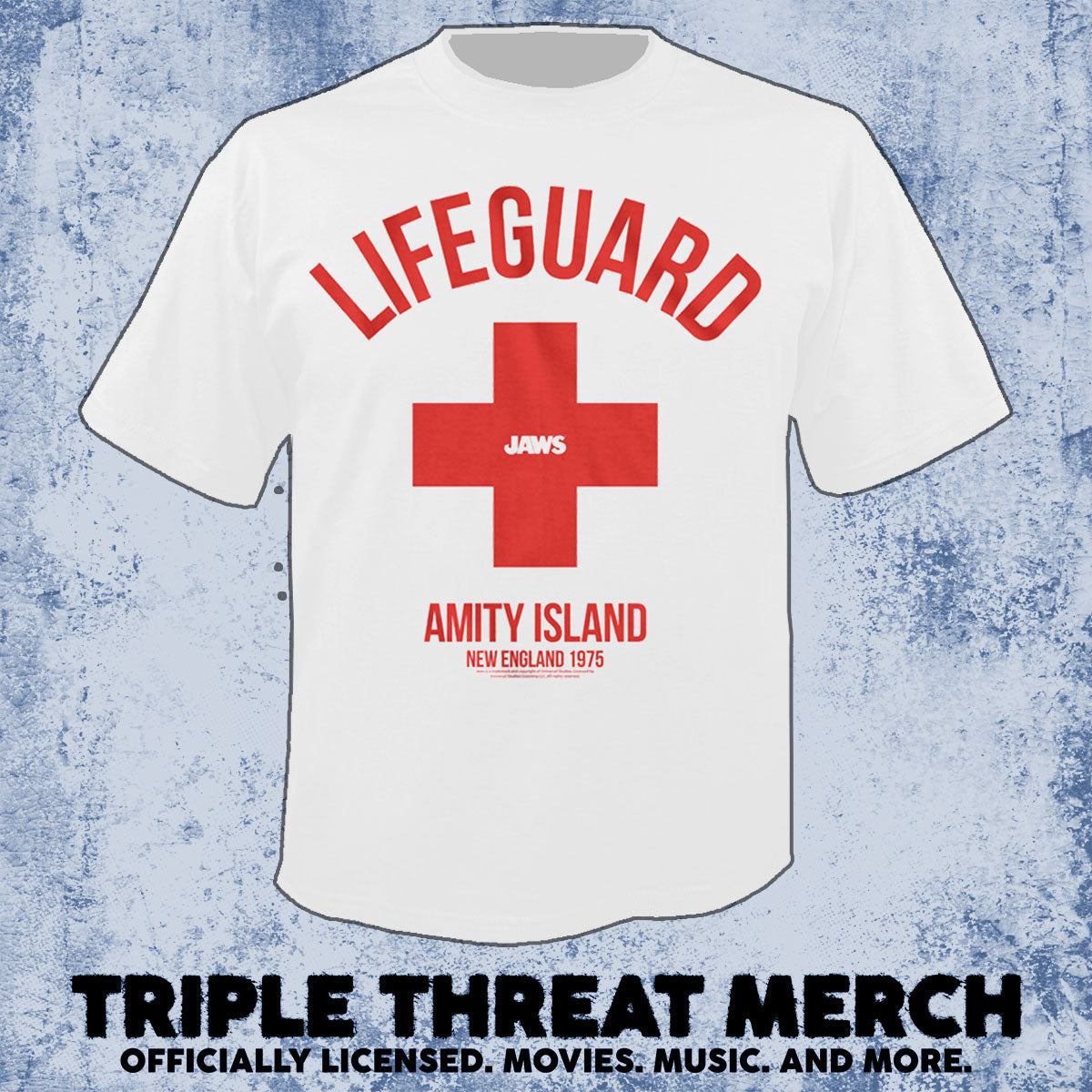 Jaws - Lifeguard (White) [Mens Shirt]