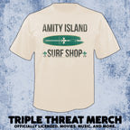 Jaws - Surf Shop (Cream) [Mens Shirt]