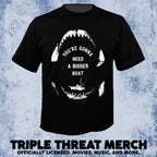 Jaws - Bigger Boat (Black-Teeth) [Mens Shirt]
