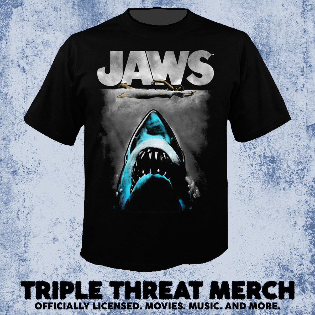 Jaws - Poster (Colorized) [Mens Shirt]