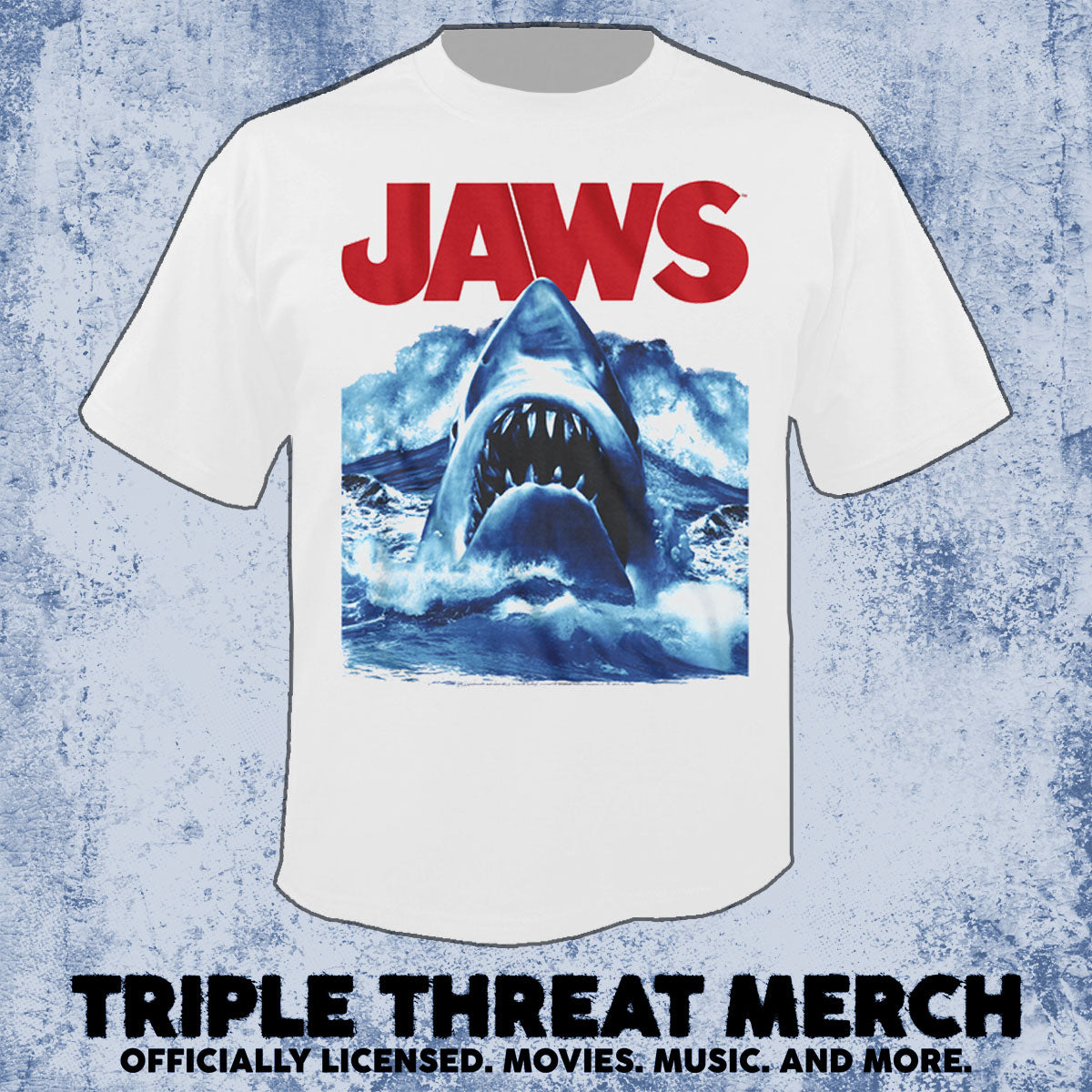 Jaws - Wave (White) [Mens Shirt]