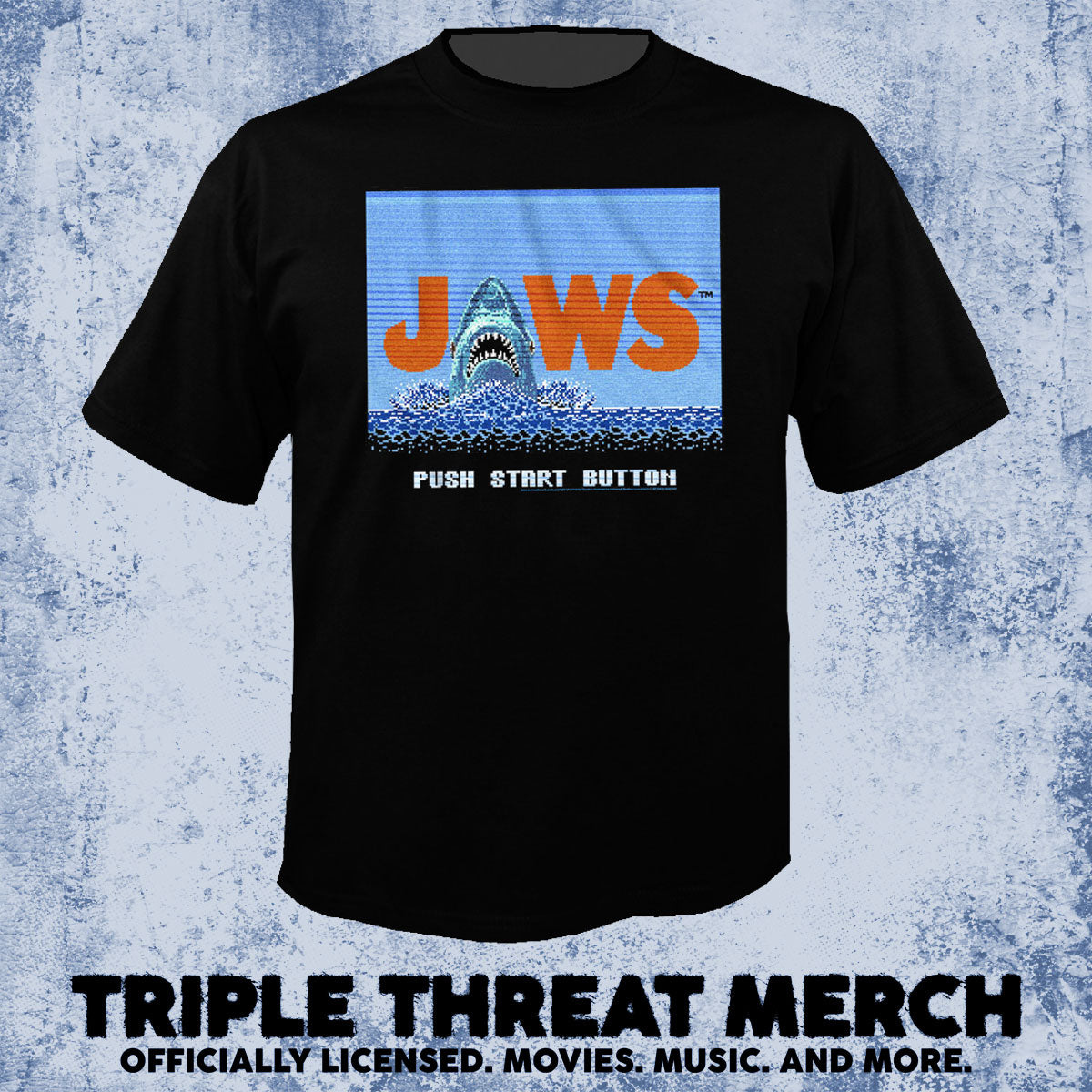 Jaws - Press Start [Mens Shirt]
