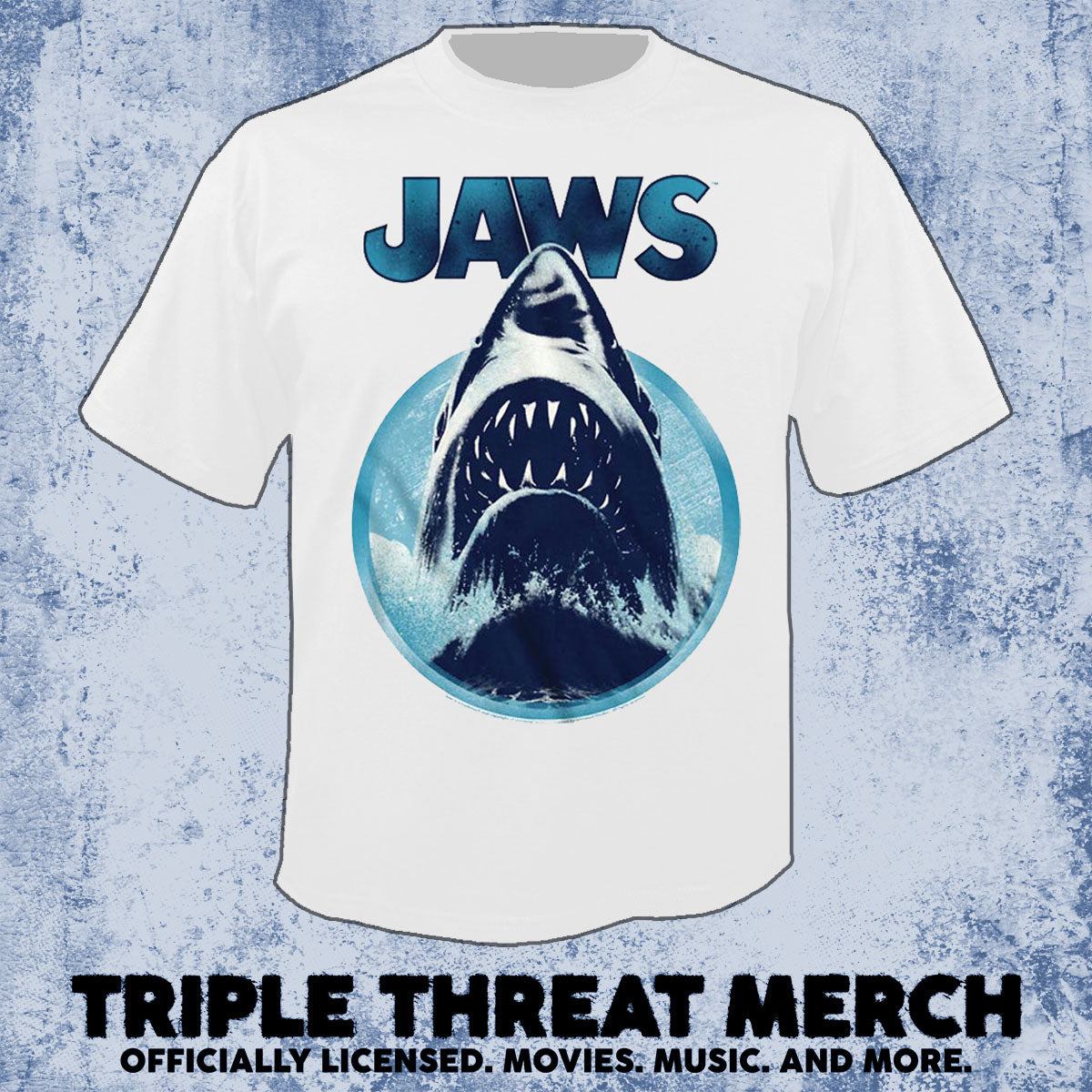 Jaws - Burst (White) [Mens Shirt]