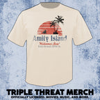 Jaws - Amity Island (Cream) [Mens Shirt]