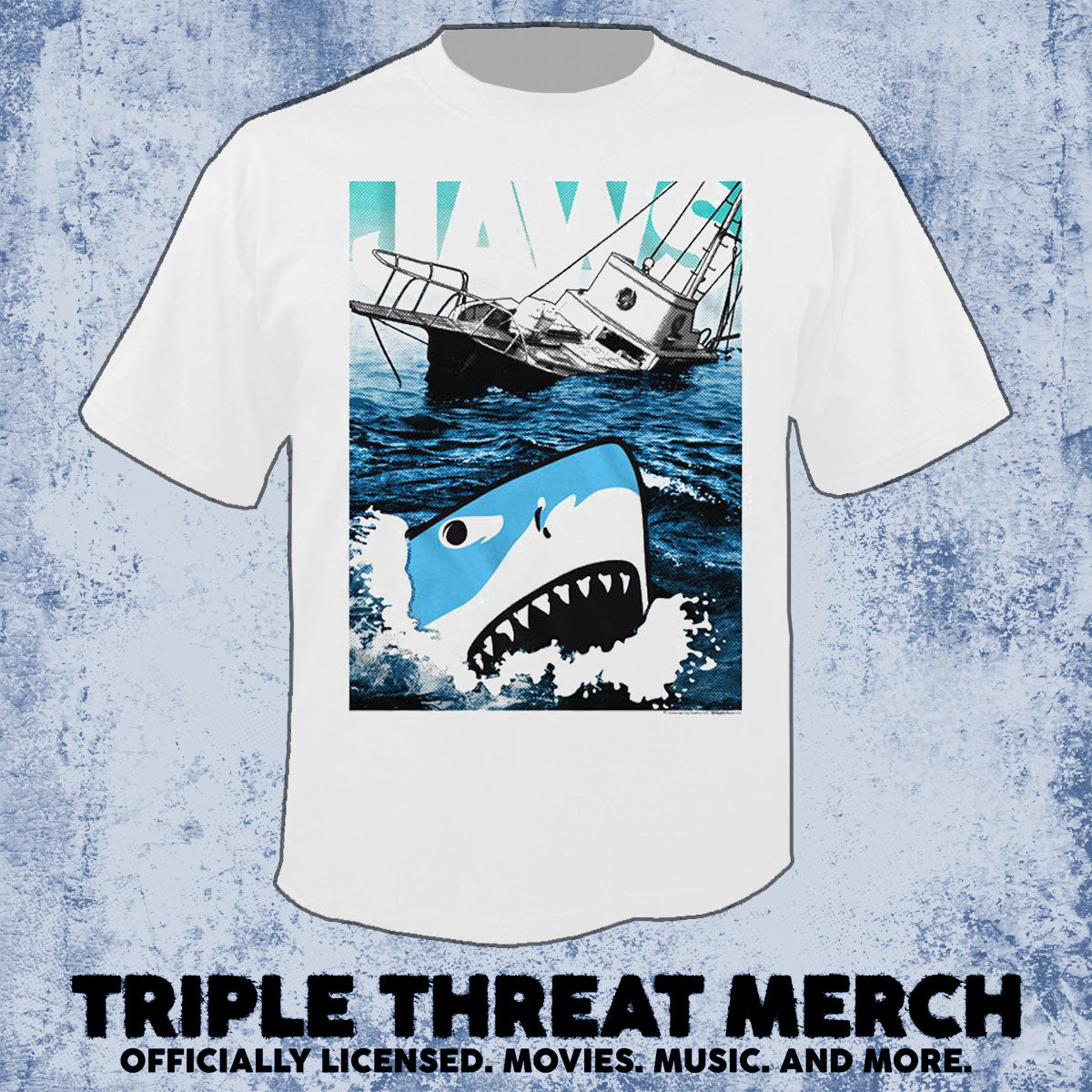 Jaws - Capsize (White) [Mens Shirt]