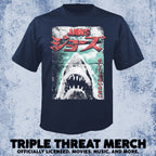 Jaws - Kanji Poster (Navy) [Mens Shirt]