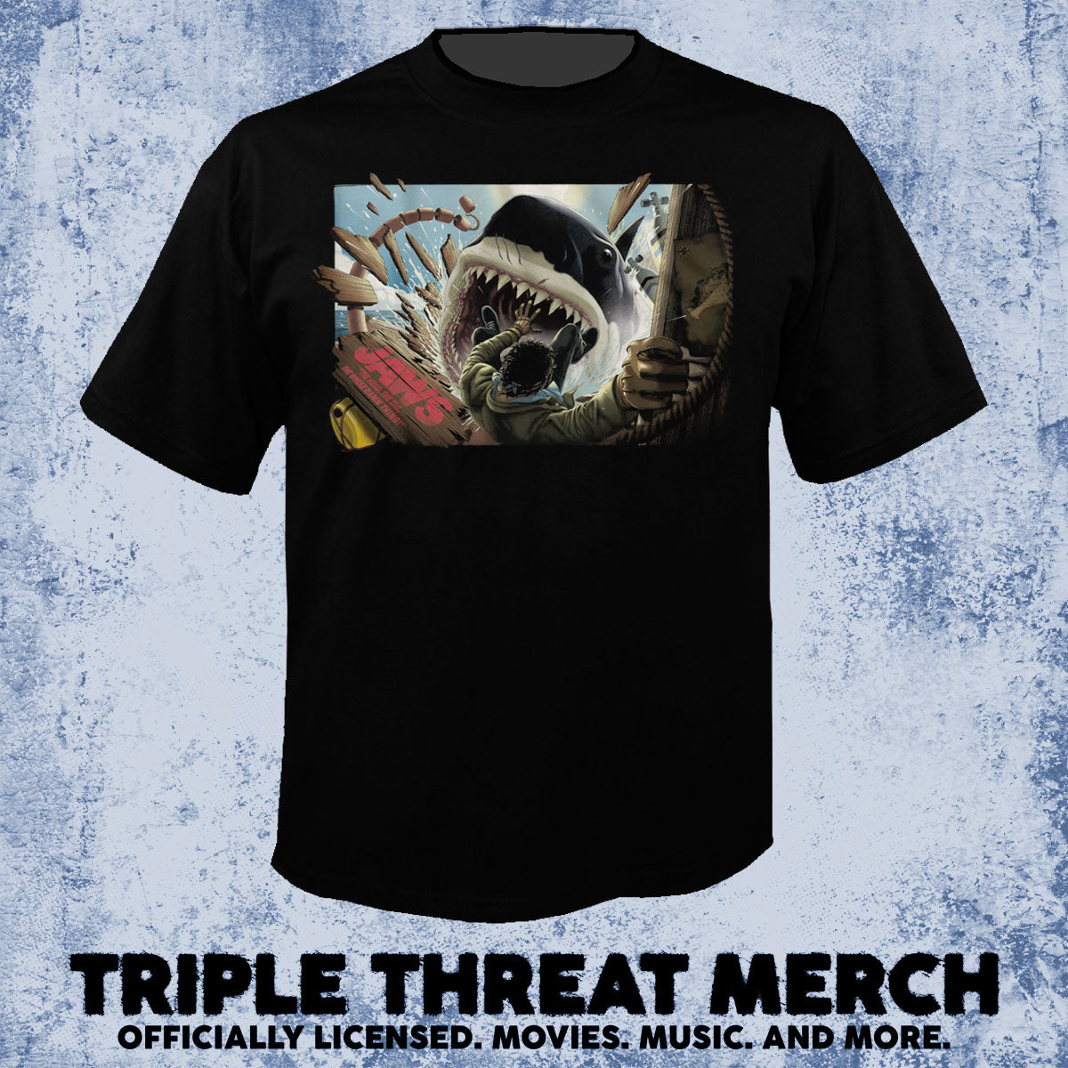 Jaws - Jumping Aboard [Mens Shirt]