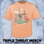 Jaws - Amity Island Boat (Peach) [Mens Shirt]