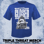 Jaws - Beach Closed (Navy) [Mens Shirt]