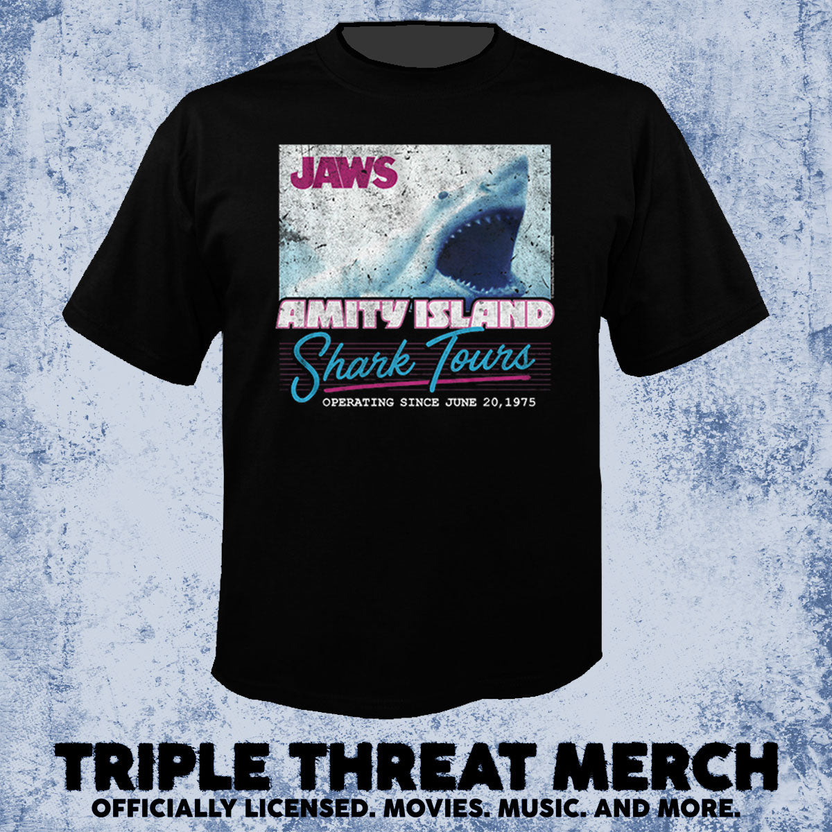 Jaws - Amity Island Shark Tours [Mens Shirt]