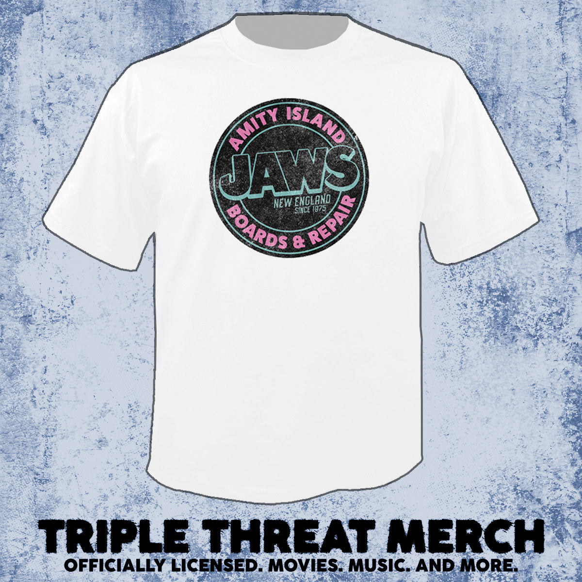 Jaws - Surfboard Wax (White) [Mens Shirt]