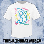 Jaws - Neon Shark (White) [Mens Shirt]