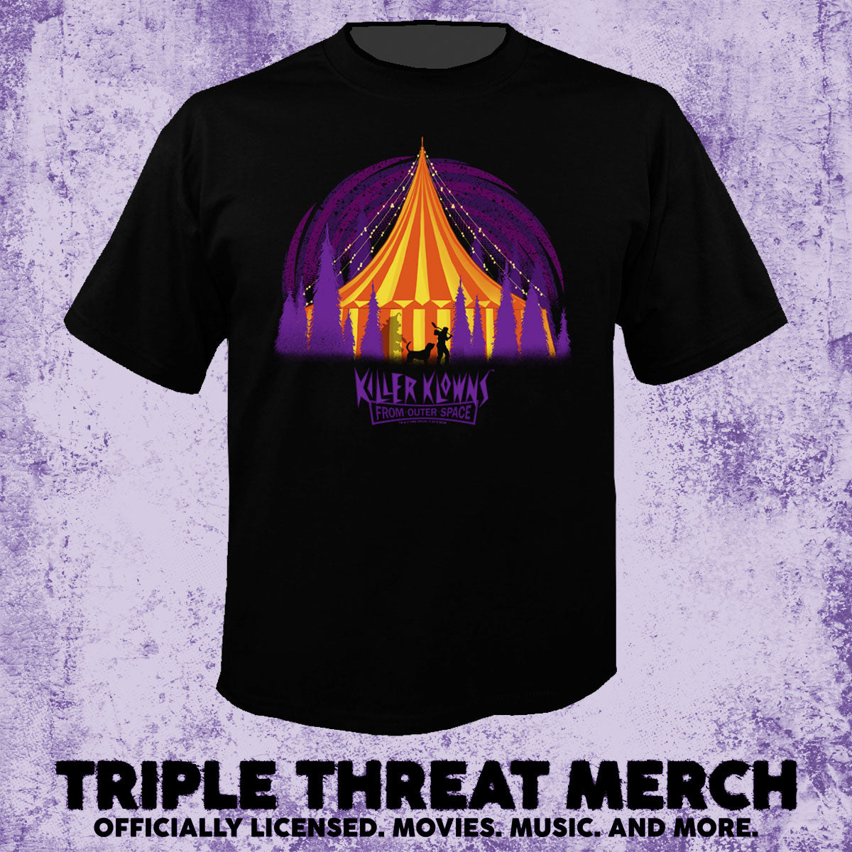 Killer Klowns From Outer Space - Tent (Black) [Mens Shirt]