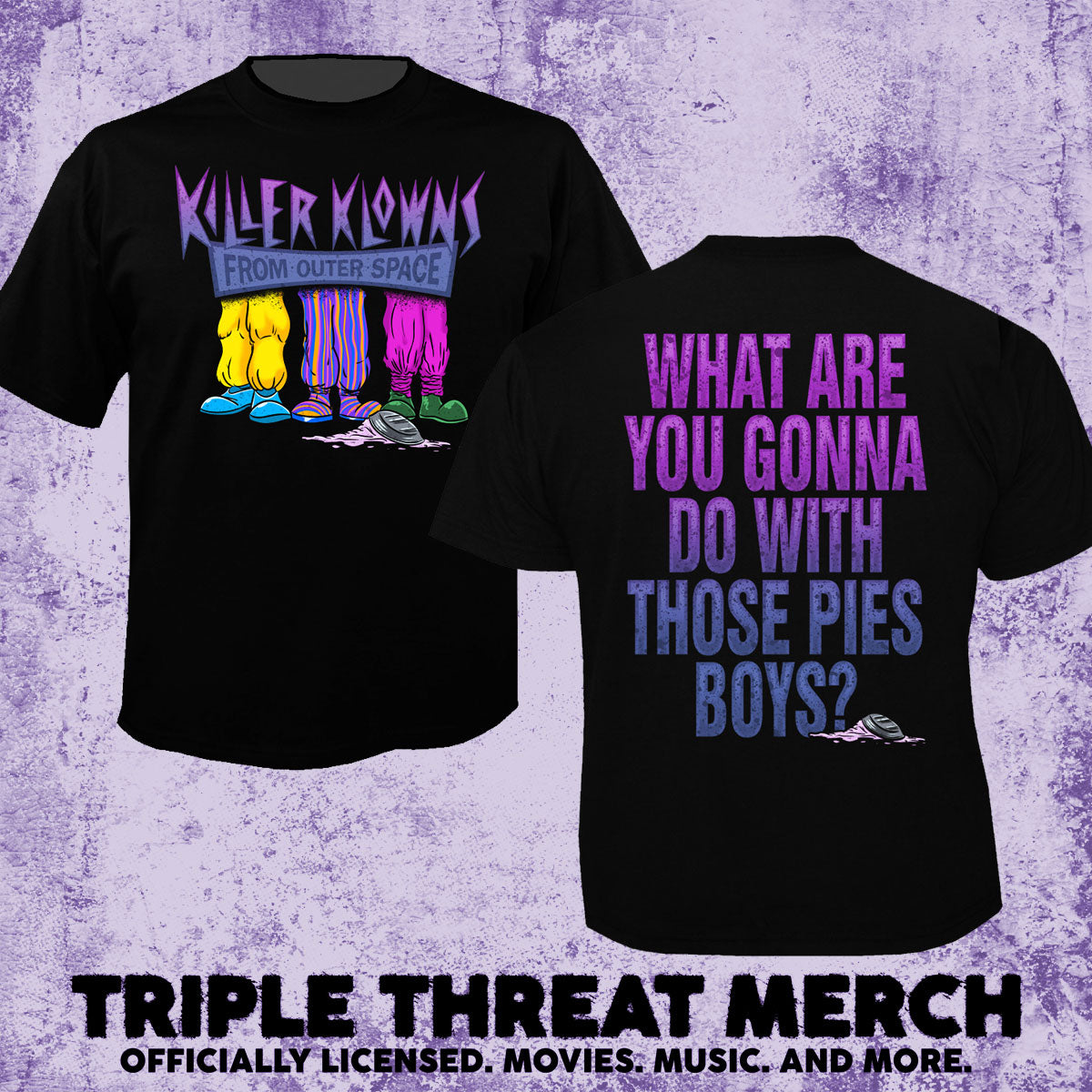 Killer Klowns From Outer Space - Clown Shoes (Front And Back Print) [Mens Shirt]