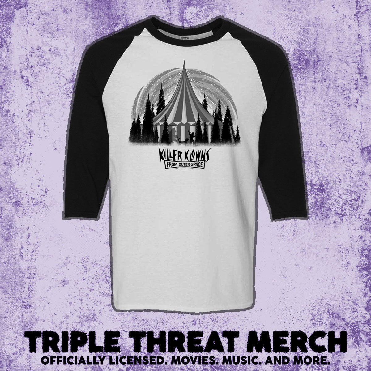 Killer Klowns From Outer Space - Tent (Gray) [Baseball Shirt]
